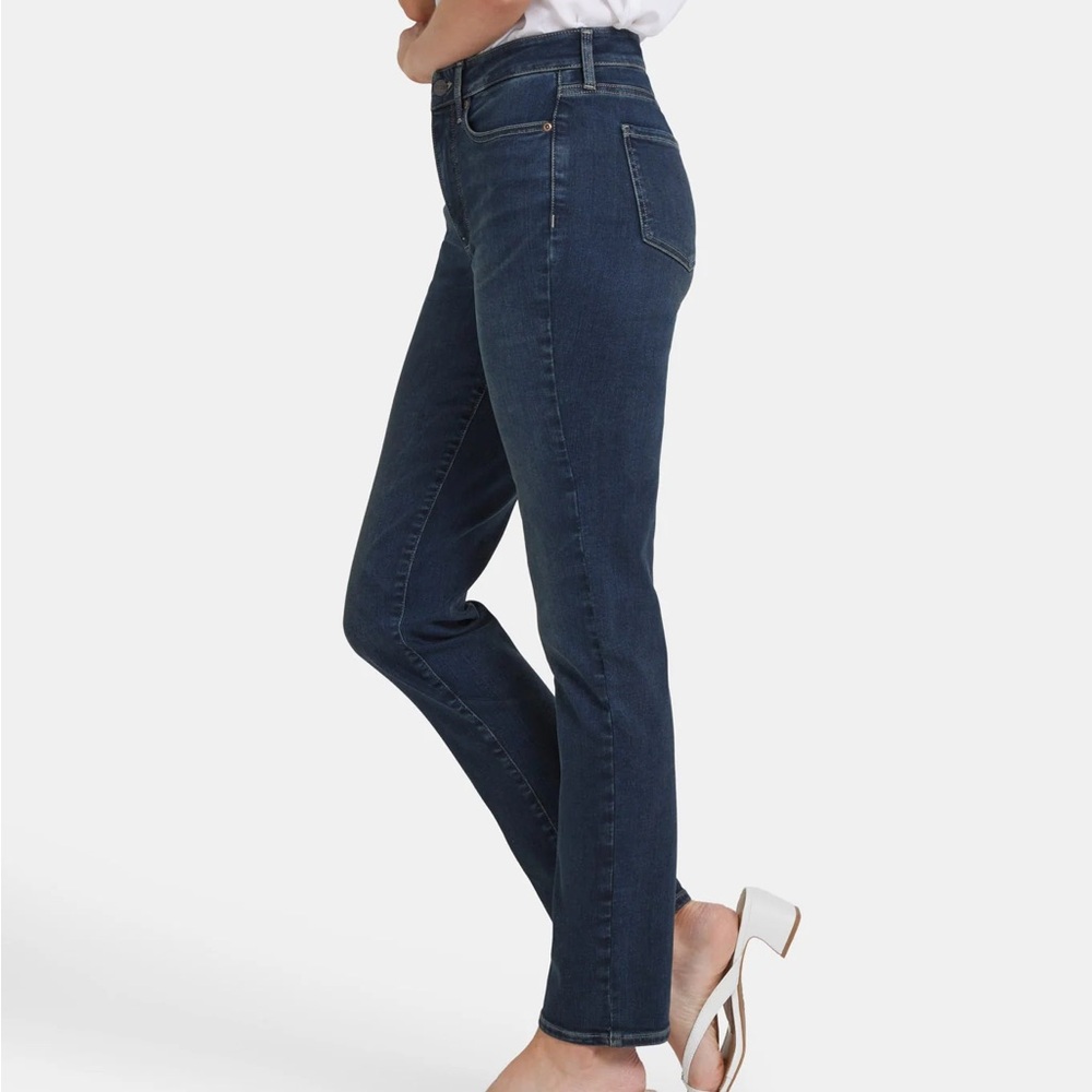 NYDJ Dark Blue Sheri Slim Jeans- High Rise Size 6 NWT
